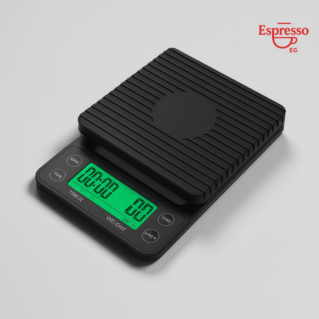 ميزان قهوة رقمي احترافي بشاشة مضيئة