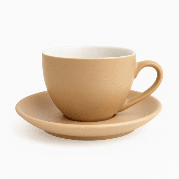 مج لاتيه بورسلين مستورد 180ml