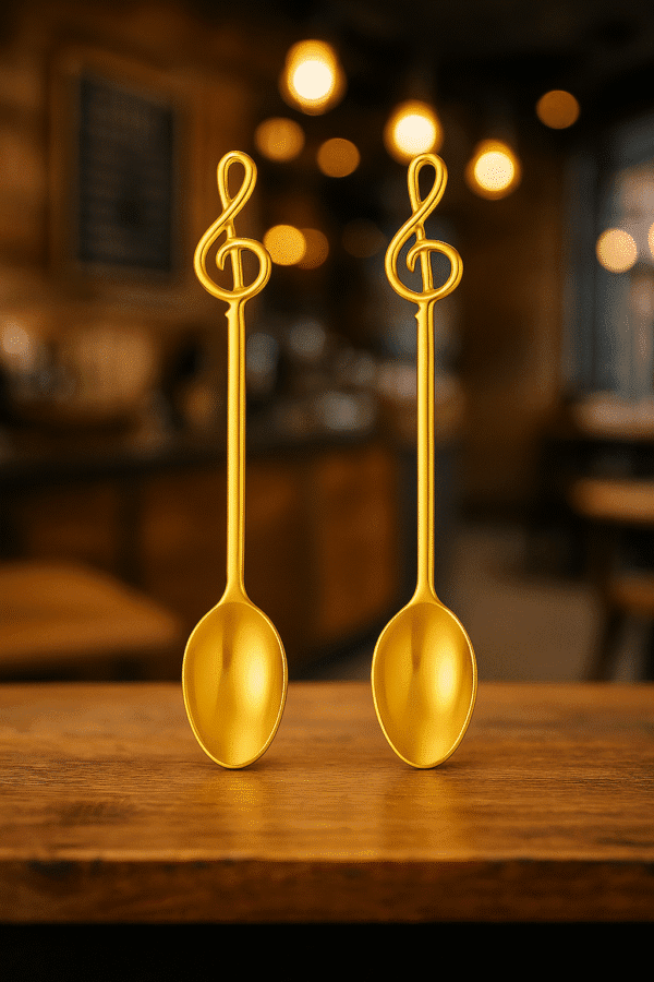 طقم 6 قطعه معلقة العصائر و الكوكتيلات Treble  Clef - Image 3