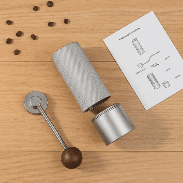 مطحنة قهوه يدوى تروس خماسي فولاذيه - Image 8