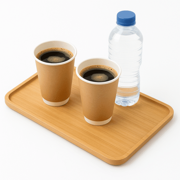 طقم صينية تقديم بامبو (2 قطعه) - Image 3