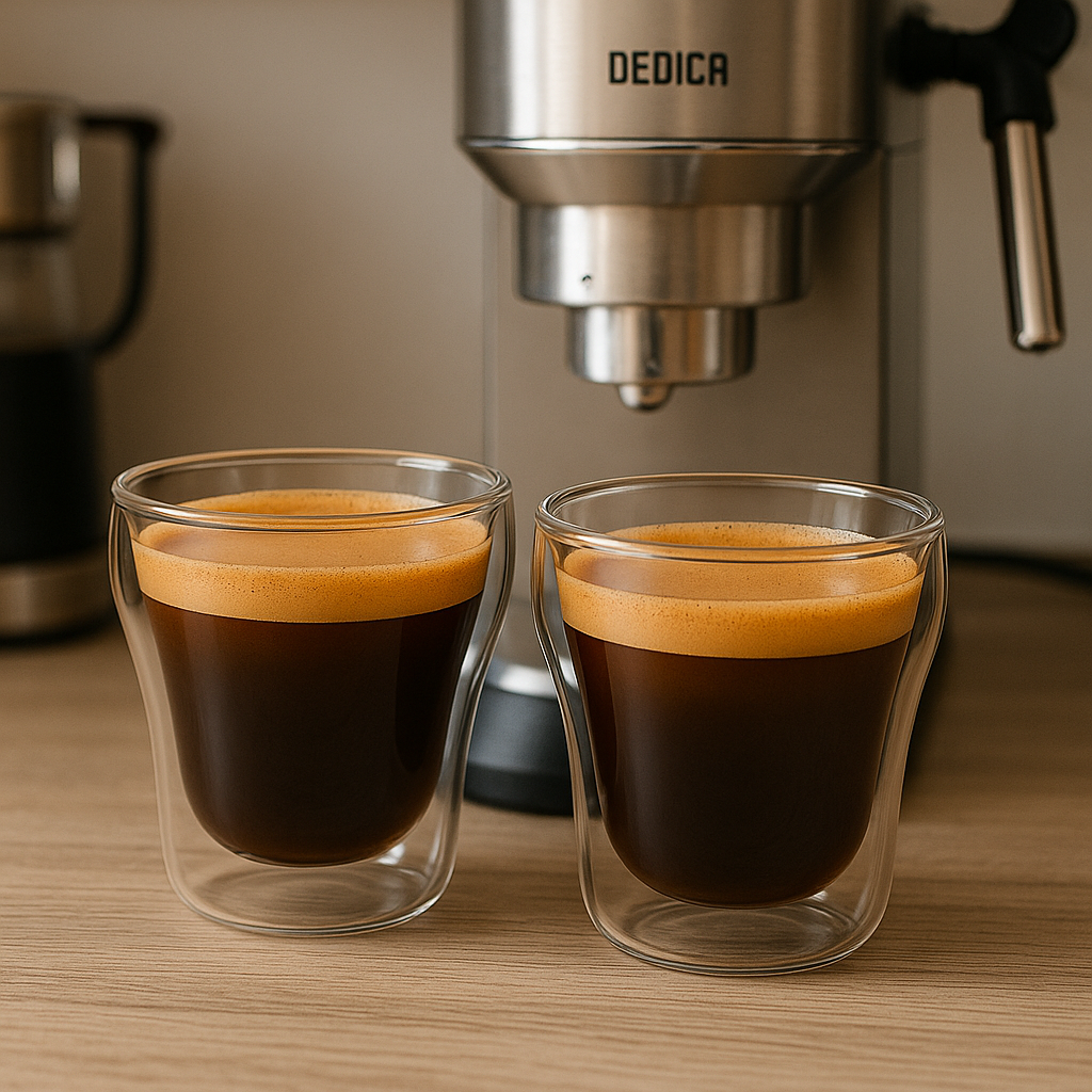 طقم 3 ق دبل جلاس شفاف – 60 مل (Double Shot) مستورد