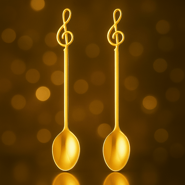 طقم 6 قطعه معلقة العصائر و الكوكتيلات Treble  Clef - Image 4