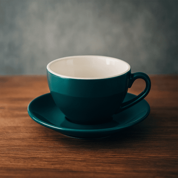فنجان بورسلين 180ml مستورد (اخضر) - Image 4