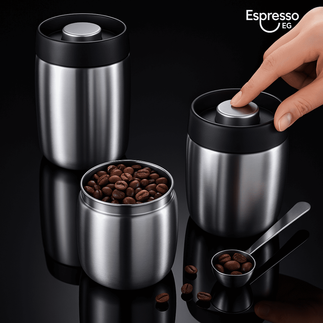 كانستر حفظ حبوب القهوه (260 جرام)