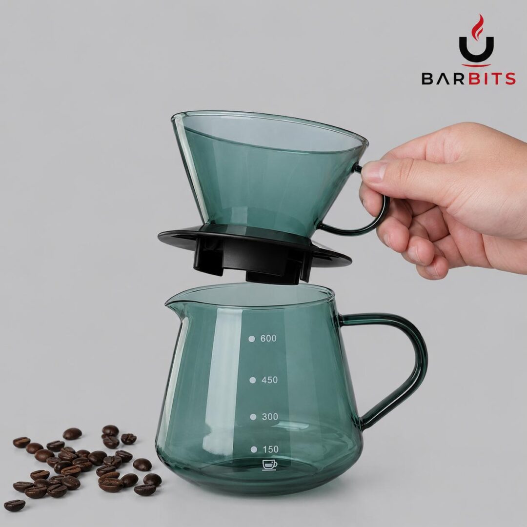 طقم V60  مقاس 02 (زجاج حرارى)