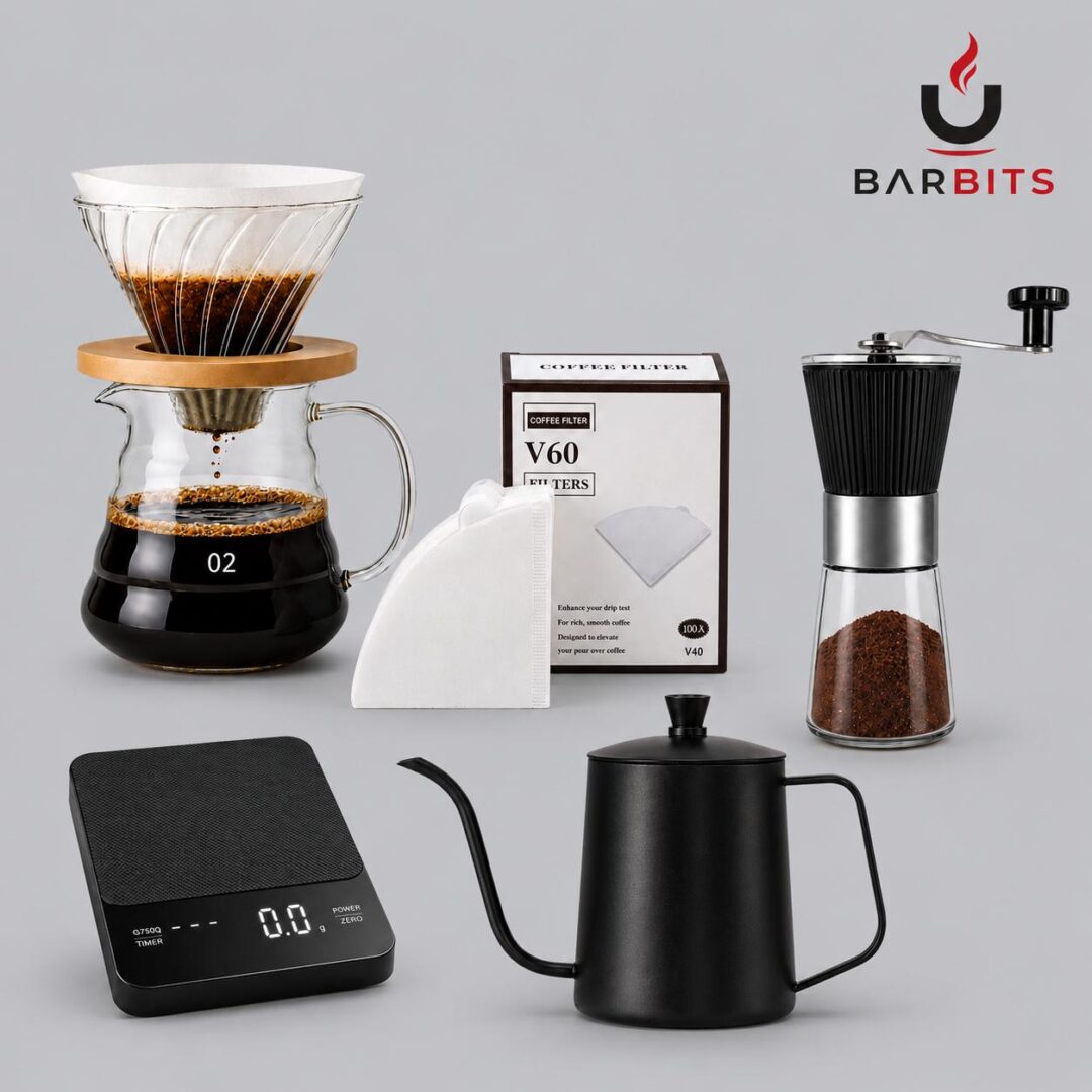 طقم V60 الاحترافي لتحضير القهوة المختصة